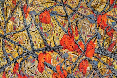 Red Cotton Canvas Art Print by Vincent Keele iCanvas