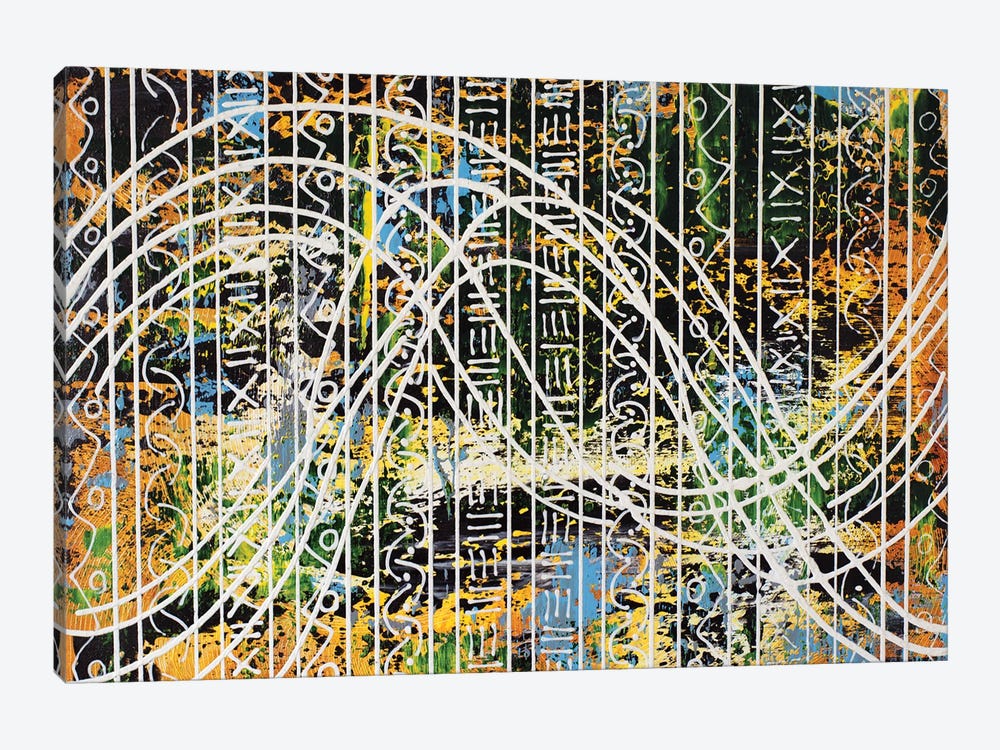 Structure And Chaos I by Vincent Keele 1-piece Canvas Print