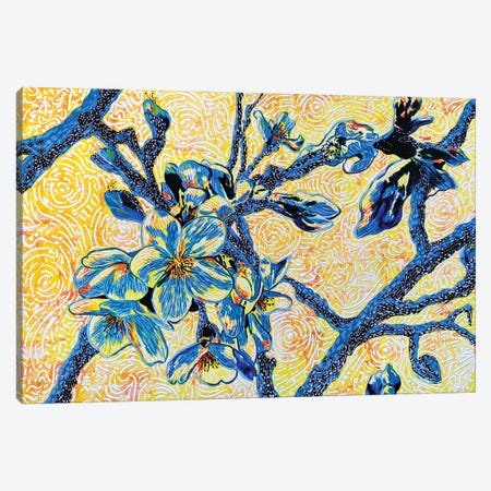 Sunshine Orchids Canvas Print #VKL57} by Vincent Keele Canvas Artwork