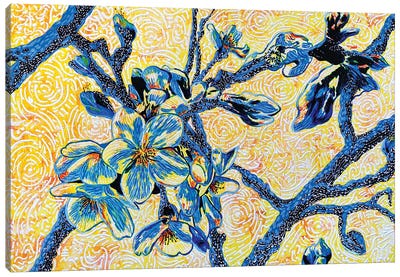 Sunshine Orchids Canvas Art Print - Orchid Art