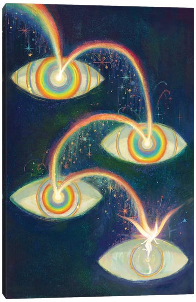 A Spectrum Of Sight Canvas Art Print - Rainbow Art