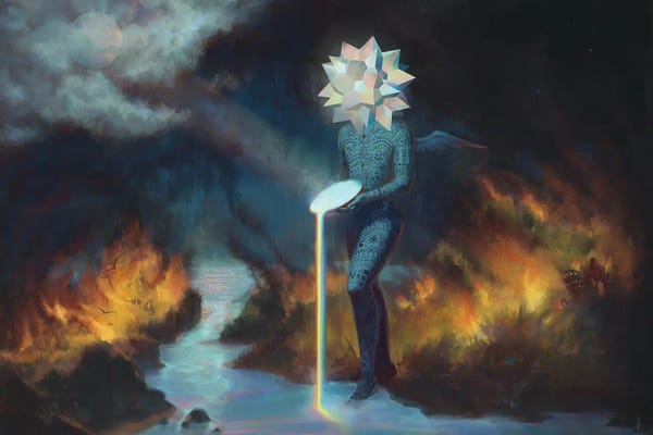 Mythical Creatures: Libation by Varsam Kurnia