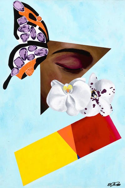 Madam Renaissance by Vakseen wood print