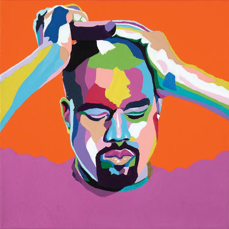 Mood Kanye by Vakseen wall art