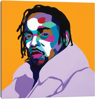 Mortal Man Canvas Art Print - Rap & Hip-Hop Art