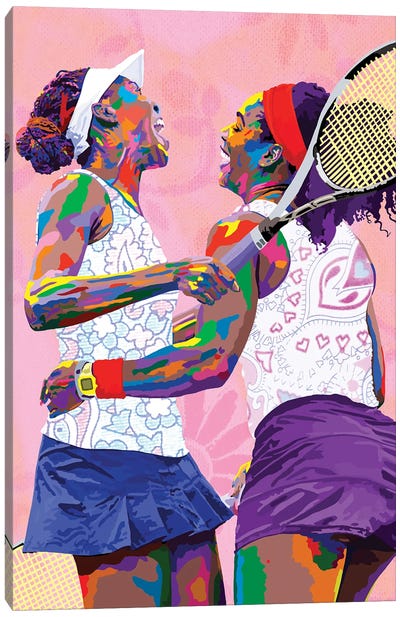 Williams Love Canvas Art Print - Tennis Art