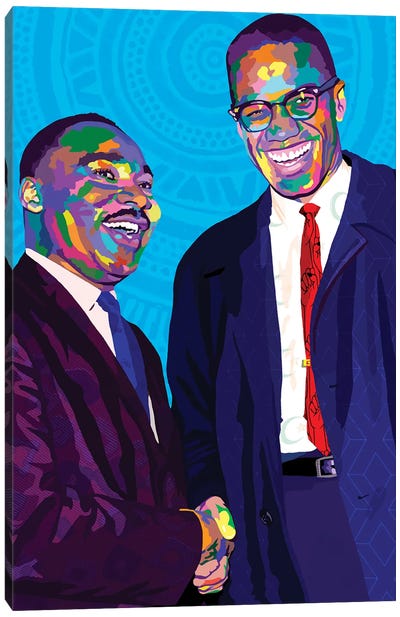 By Any Means, Dream Canvas Art Print - Malcolm X
