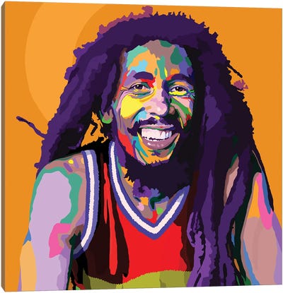 One Love Canvas Art Print - Reggae Art