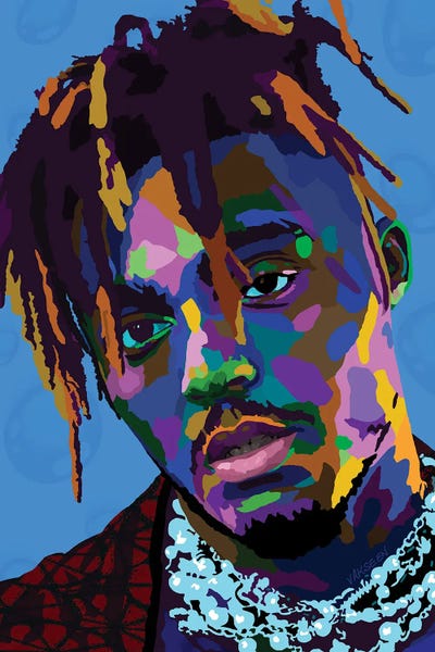 Juice WRLD Canvas Art Print by Vakseen iCanvas