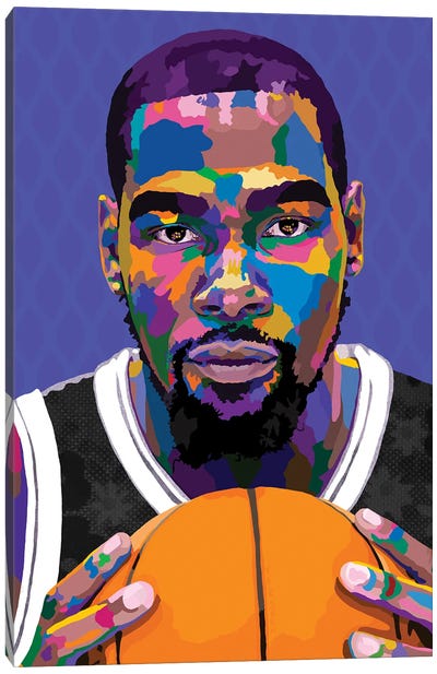 KD Canvas Art Print - Basketball Art