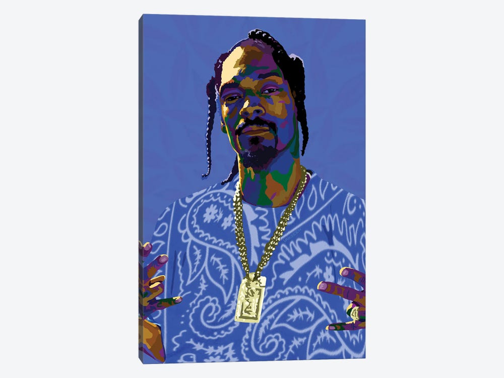 Snoop by Vakseen 1-piece Canvas Art Print