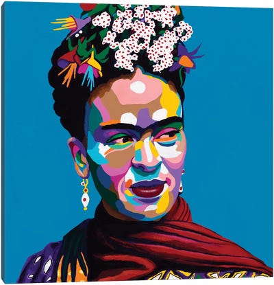 Frida Canvas Art Print - Vakseen