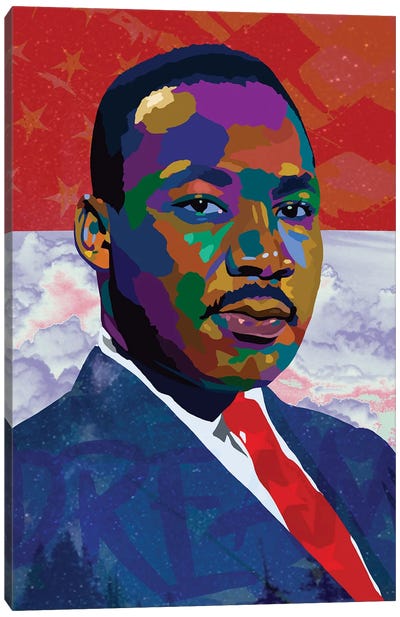 The American Dream Canvas Art Print - Martin Luther King Jr.