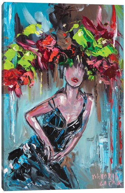 Women Are Full Of Secrets Canvas Art Print - Viktoria Latka