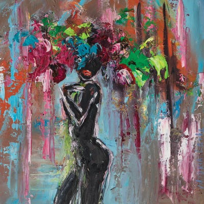 Staying Free Would Be So Great by Viktoria Latka framed canvas print