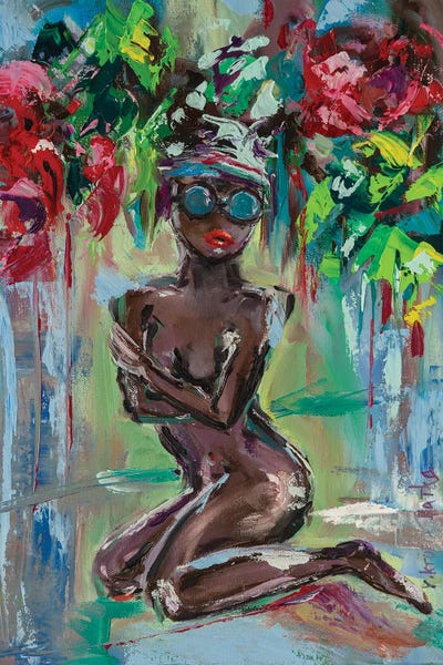 Space Out Of Time by Viktoria Latka framed canvas print