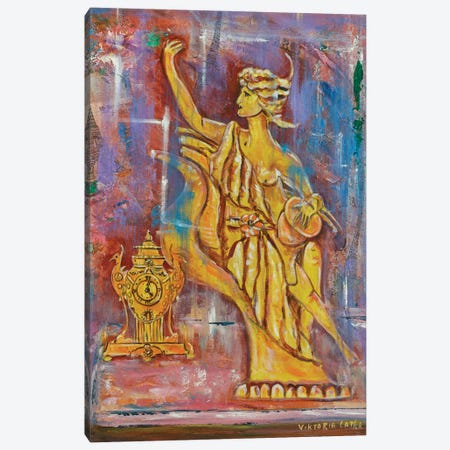 Allegory Of Non-Existent Time Canvas Print #VKT119} by Viktoria Latka Canvas Wall Art