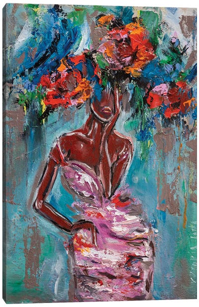 Dancing With An Angel Canvas Art Print - Viktoria Latka
