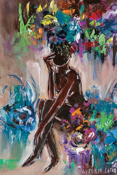 Thoughts Of Eternity by Viktoria Latka framed canvas print