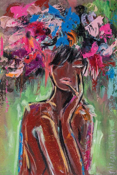 Swaying In The Breeze by Viktoria Latka framed canvas print