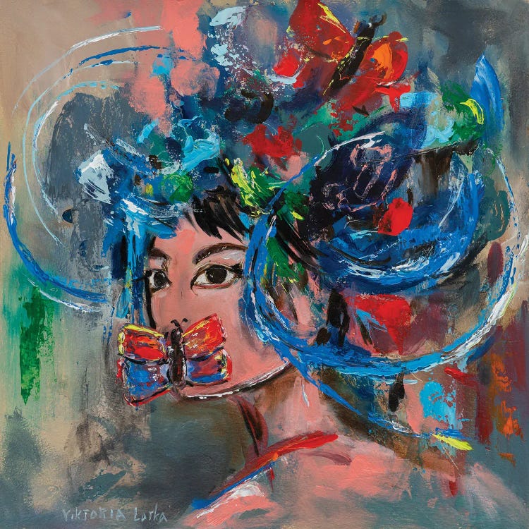 Fairy Tales Of A Young Butterfly by Viktoria Latka wall art