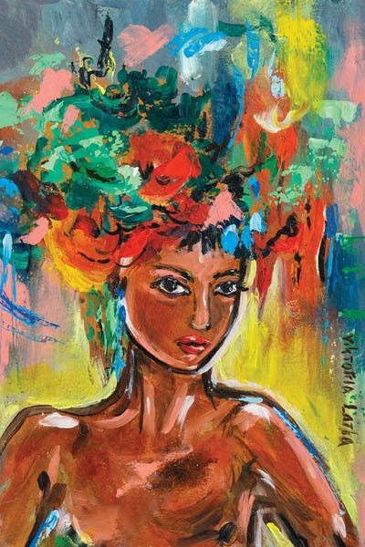 The Heat Has Come by Viktoria Latka framed canvas print