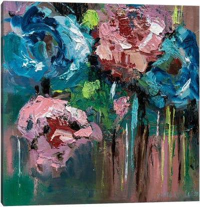 Hydrangea And Freshness Of Feelings Canvas Art Print - Hydrangea Art
