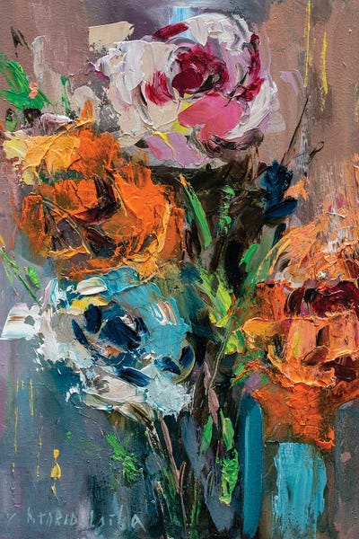 The Silence Of Wild Flowers by Viktoria Latka canvas print