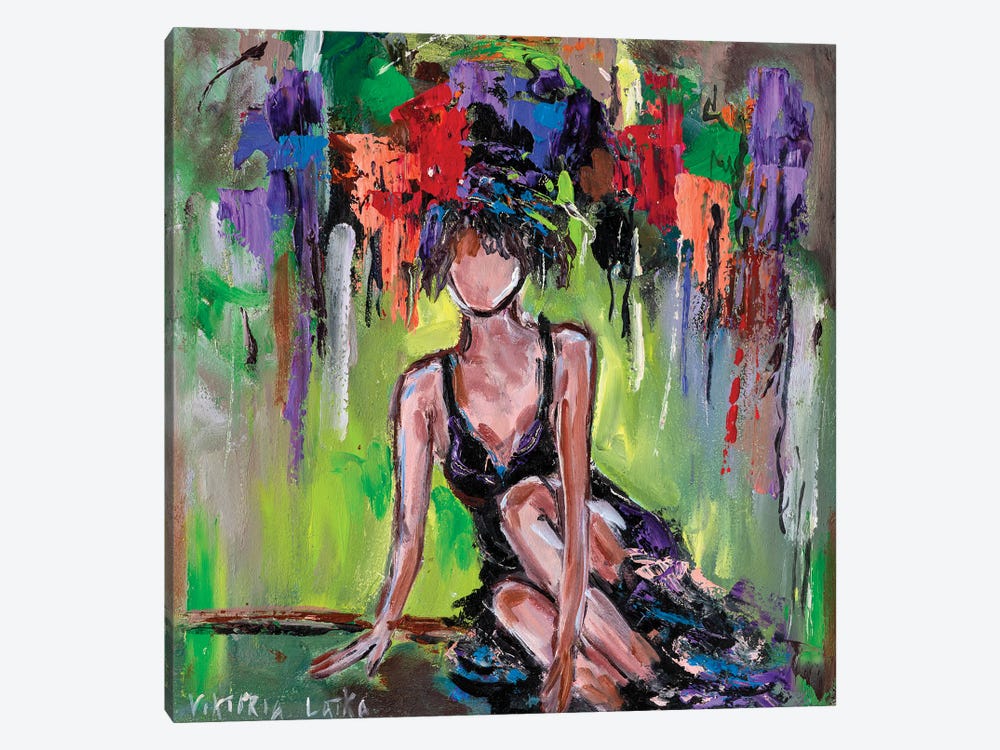Abstract Sensuality In Colors by Viktoria Latka 1-piece Art Print