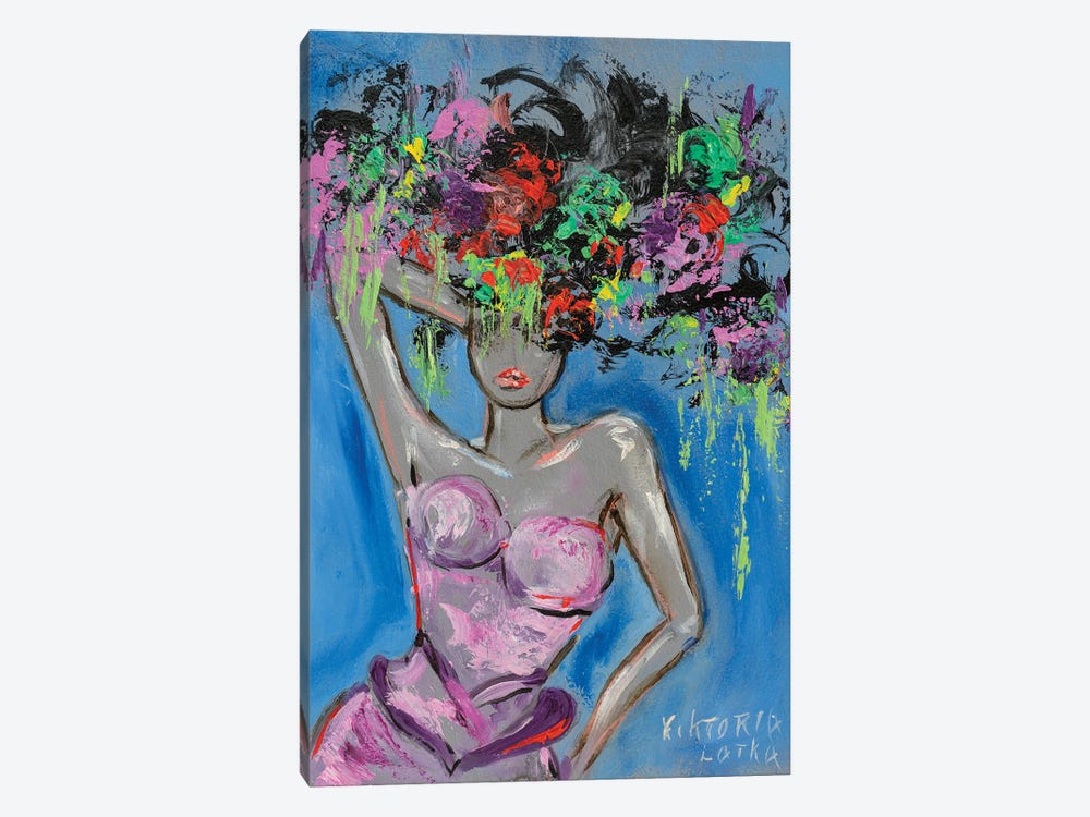 Dancing By The Ocean by Viktoria Latka 1-piece Canvas Wall Art
