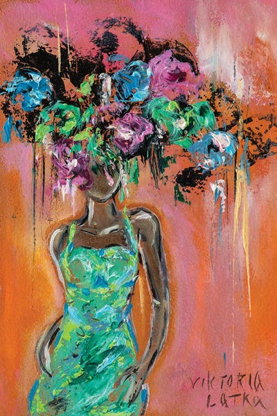 Hot Summer Solstice by Viktoria Latka framed canvas print