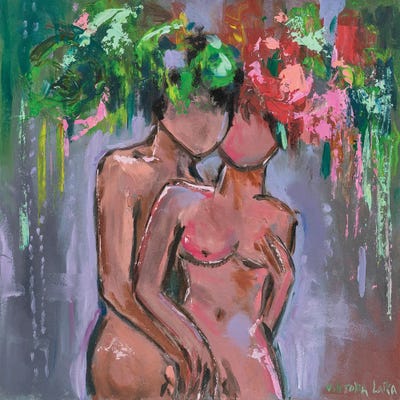 In Love by Viktoria Latka framed canvas print