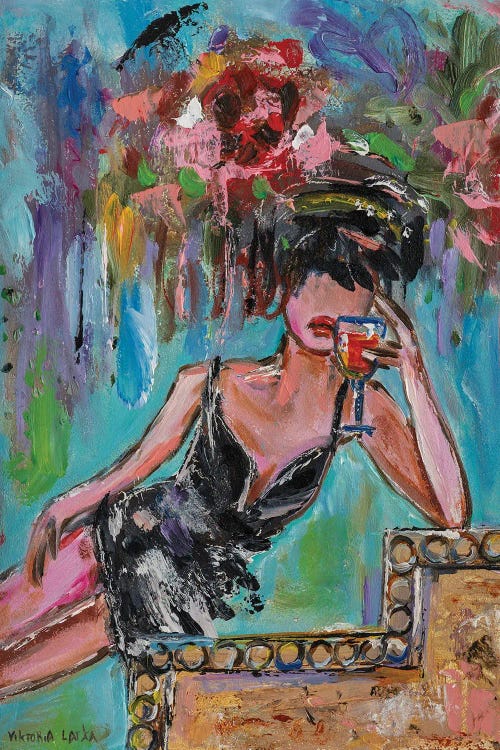 Lying On Stairs II by Viktoria Latka wall art