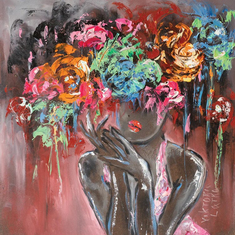 Little Secret Of Her Tenderness by Viktoria Latka wall art