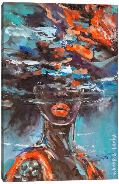 The Silence Of The Underwater Desert II Canvas Art Print - Viktoria Latka