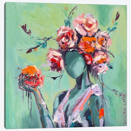 The Fragrant Soul Of Flowers Canvas Print #VKT265} by Viktoria Latka Canvas Art Print