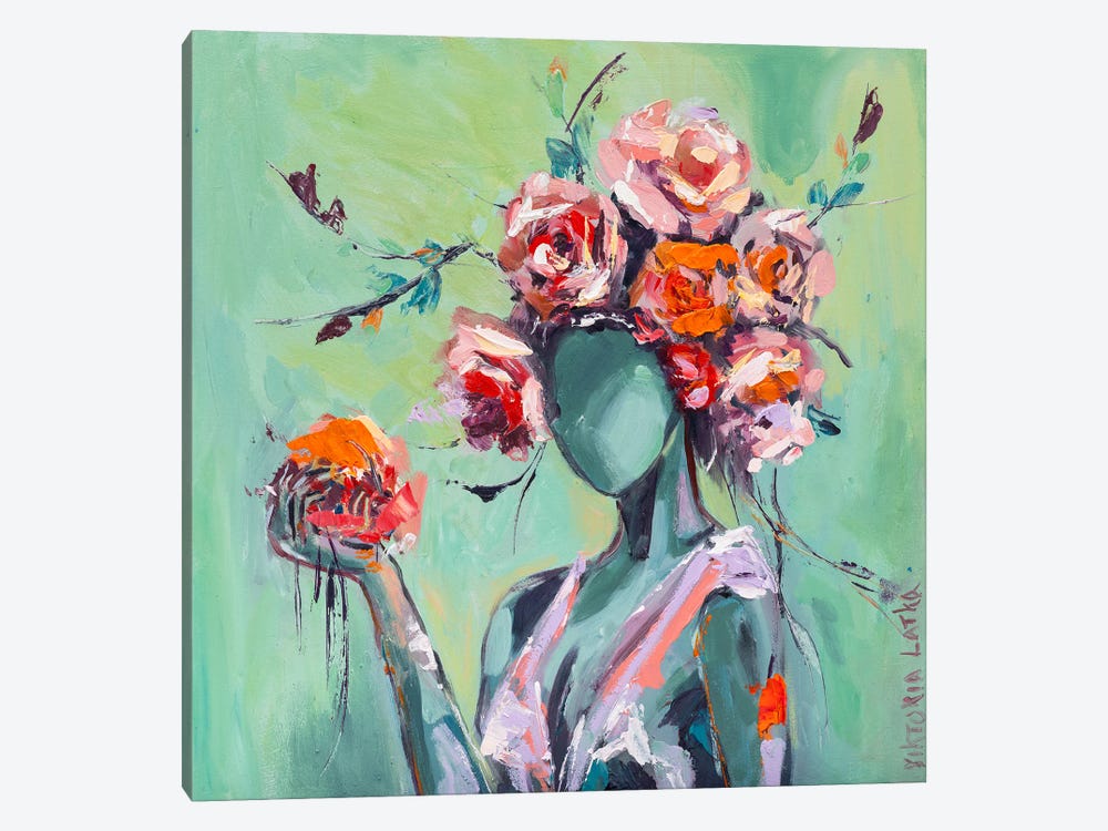 The Fragrant Soul Of Flowers by Viktoria Latka 1-piece Canvas Wall Art