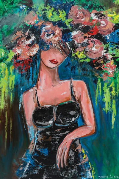 Turning Into Nature by Viktoria Latka framed canvas print