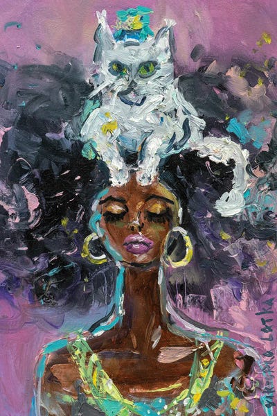 People: Observation Of A White Cat II by Viktoria Latka