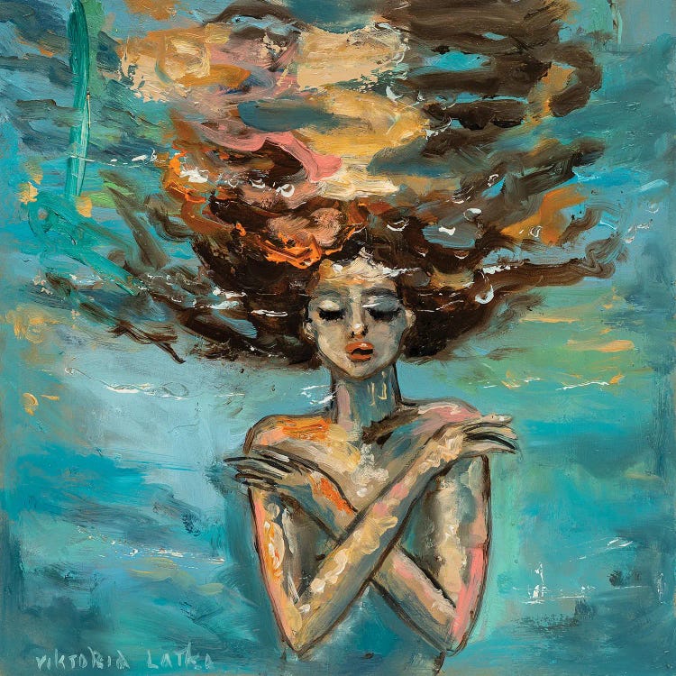 Aquatic Silence by Viktoria Latka wall art