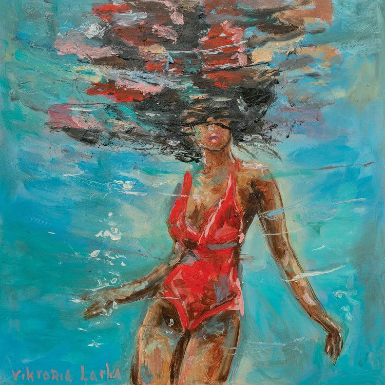 Flowing In Smooth Motion by Viktoria Latka wall art