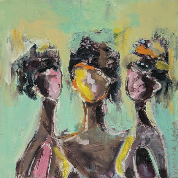 Three Abstract figures II