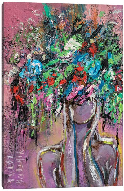Diana's Purple Mist Canvas Art Print - Viktoria Latka
