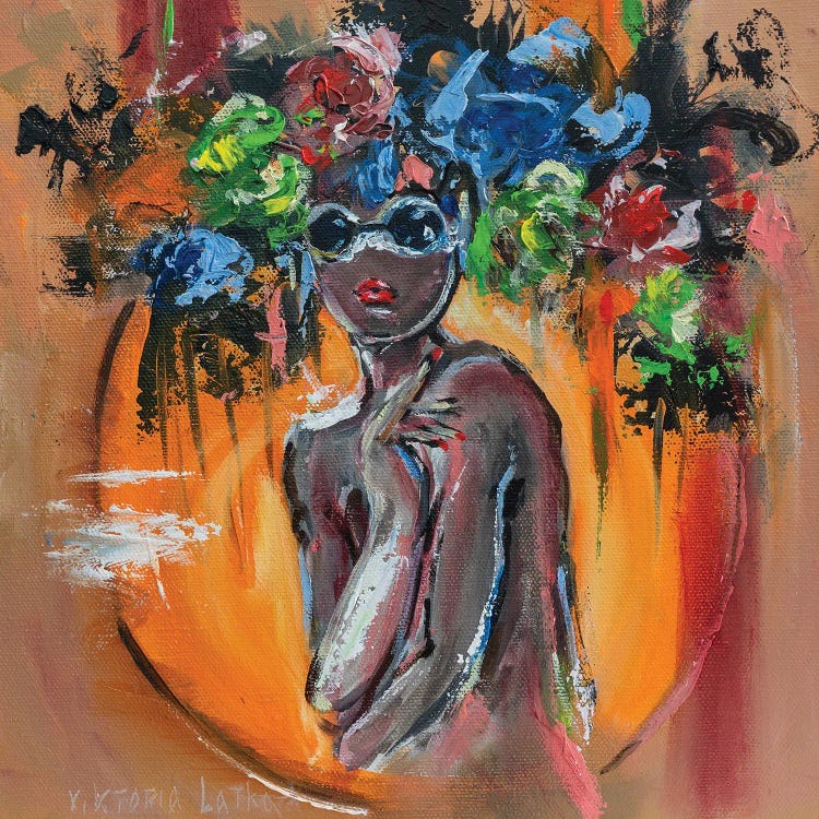 Blooming Girl At Sun Dawn