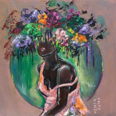 Mystery Of The Green Planet by Viktoria Latka canvas print