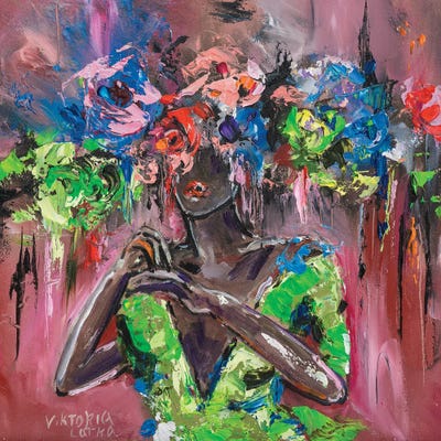 Spirit Competition by Viktoria Latka framed canvas print