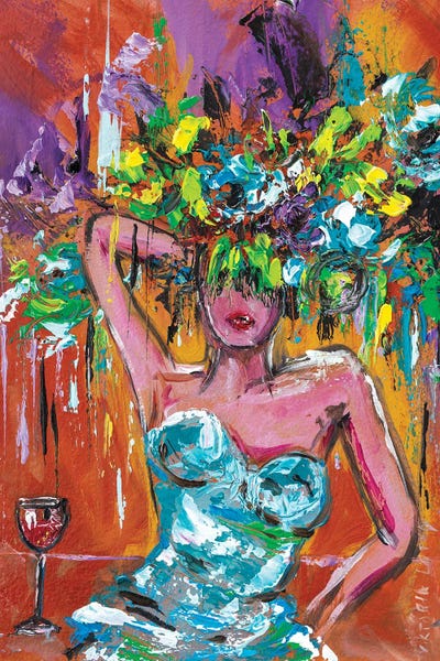 Dance With Me Gently by Viktoria Latka canvas print