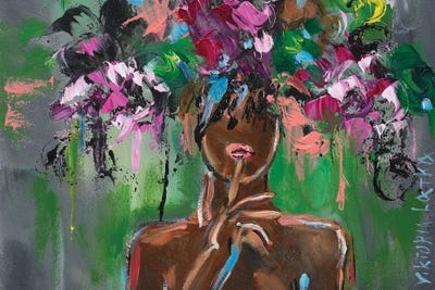 Multicolor Of Nature And Women by Viktoria Latka canvas print