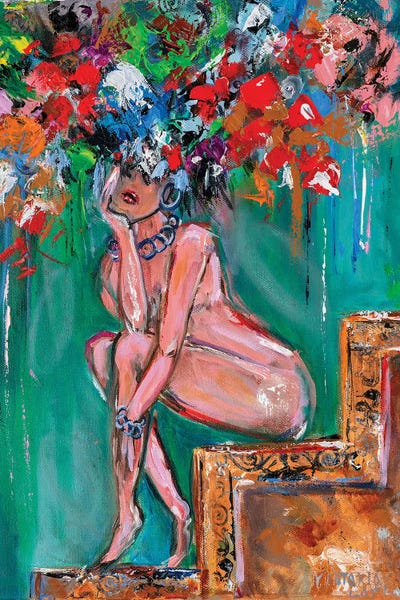 Pleasure by Viktoria Latka framed canvas print