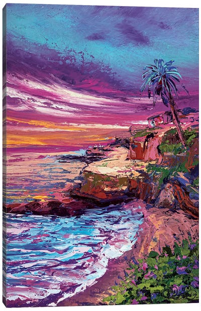 Laguna Beach Canvas Art Print - Valeria Luchistaya